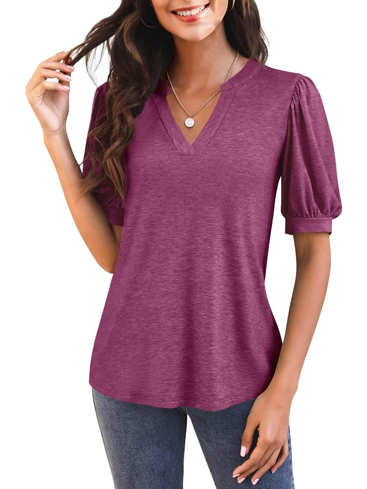 Jenny | Bluse mit Puffärmeln