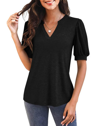 Jenny | Bluse mit Puffärmeln