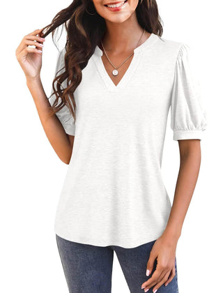 Jenny | Bluse mit Puffärmeln