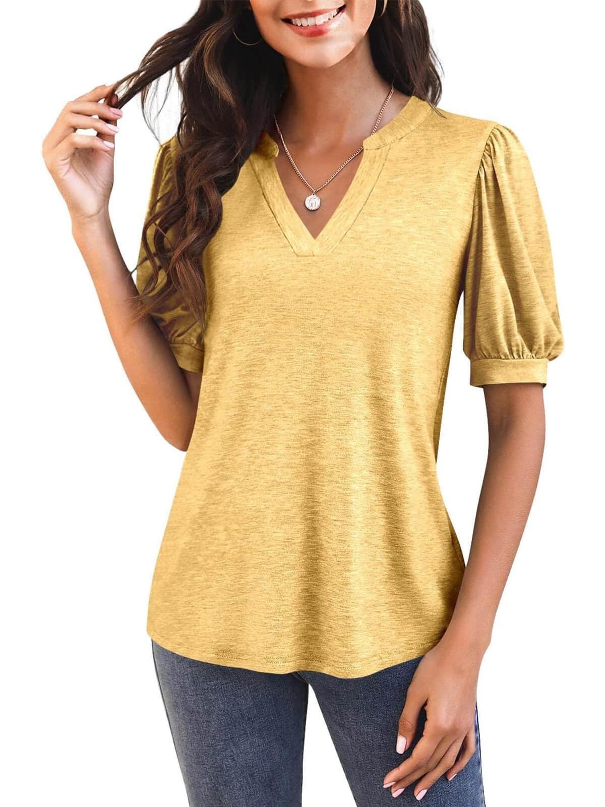 Jenny | Bluse mit Puffärmeln