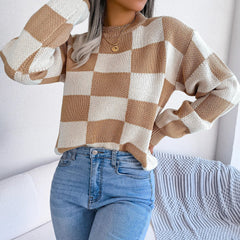 Viera | Gemusterter Kuschelpullover