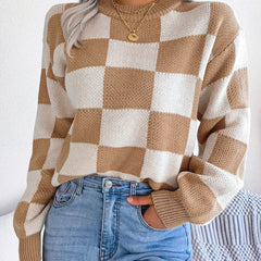 Viera | Gemusterter Kuschelpullover