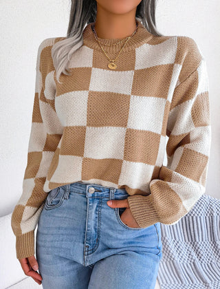 Viera | Gemusterter Kuschelpullover