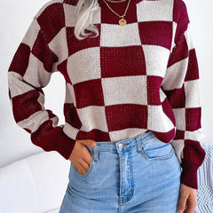 Viera | Gemusterter Kuschelpullover