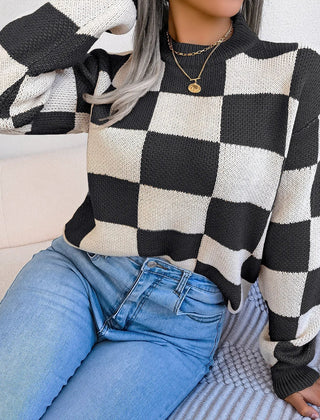 Viera | Gemusterter Kuschelpullover