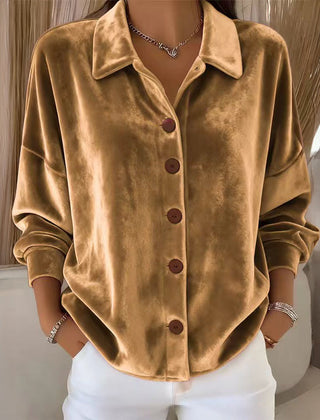 ELEGANTE TOP MET KNOPEN VOOR VROUWEN