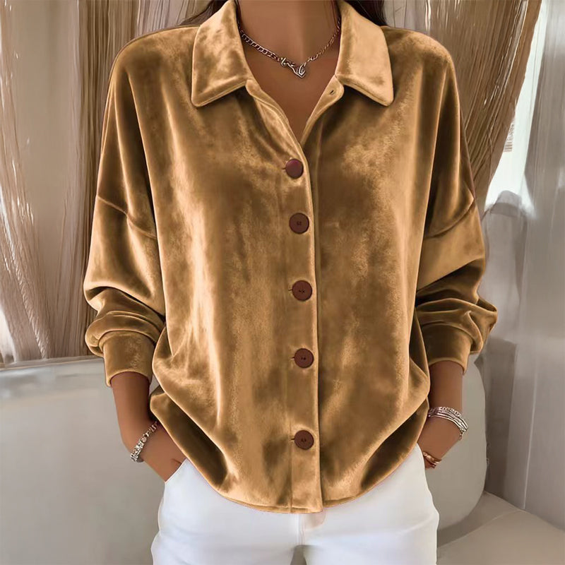 ELEGANTE TOP MET KNOPEN VOOR VROUWEN