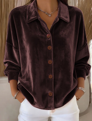 ELEGANTE TOP MET KNOPEN VOOR VROUWEN