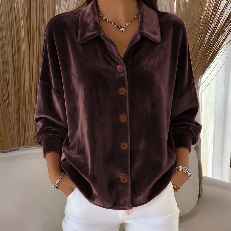 ELEGANTE TOP MET KNOPEN VOOR VROUWEN
