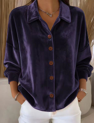 ELEGANTE TOP MET KNOPEN VOOR VROUWEN