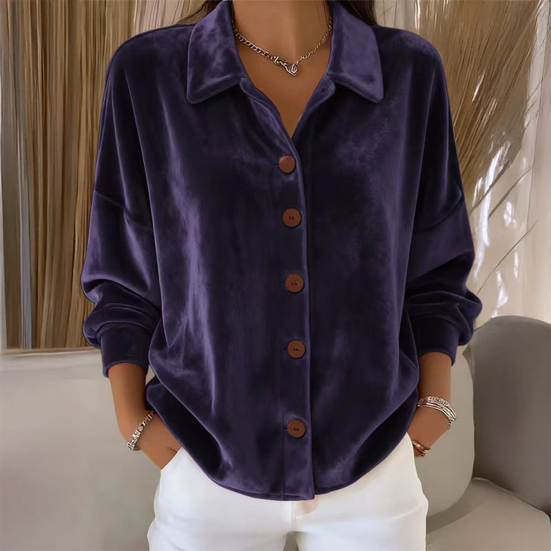 ELEGANTE TOP MET KNOPEN VOOR VROUWEN