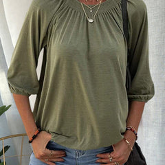 Laurenia | Bluse mit klassischen Ärmeln