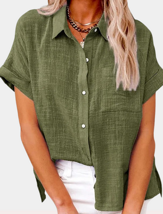 BLOUSE VAN LINNEN VOOR VROUWEN