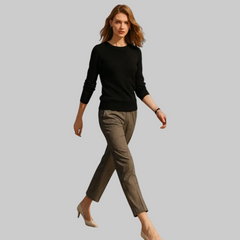 Women’s Elegant Winter Knit Sweater | O-Neck