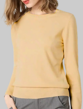 Women’s Elegant Winter Knit Sweater | O-Neck
