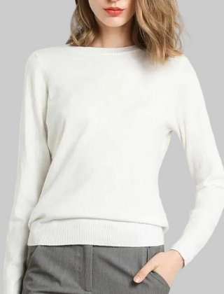 Women’s Elegant Winter Knit Sweater | O-Neck