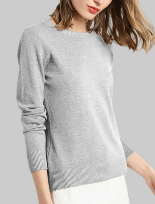 Women’s Elegant Winter Knit Sweater | O-Neck