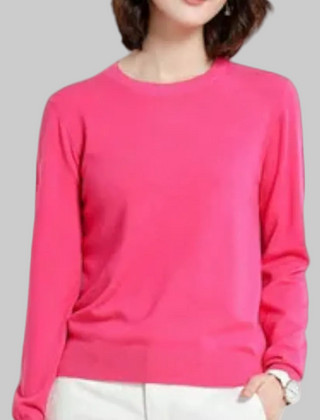 Women’s Elegant Winter Knit Sweater | O-Neck