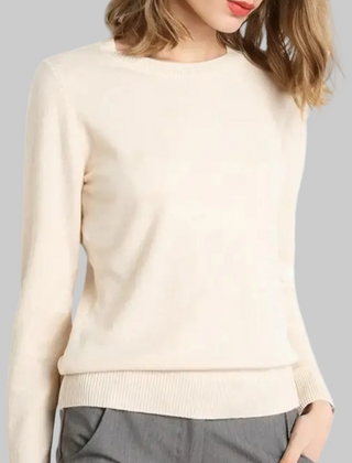 Women’s Elegant Winter Knit Sweater | O-Neck