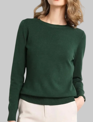 Women’s Elegant Winter Knit Sweater | O-Neck