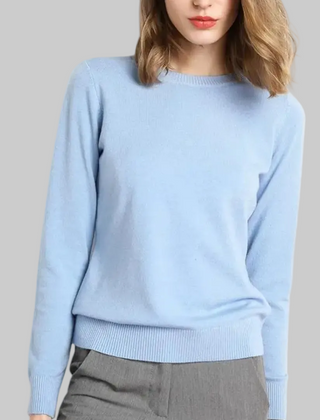 Women’s Elegant Winter Knit Sweater | O-Neck