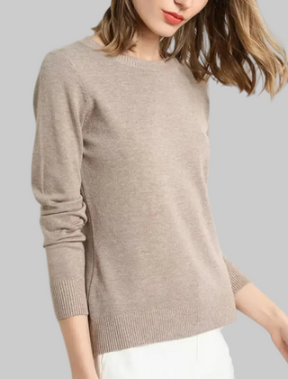 Women’s Elegant Winter Knit Sweater | O-Neck