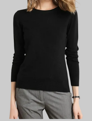 Women’s Elegant Winter Knit Sweater | O-Neck