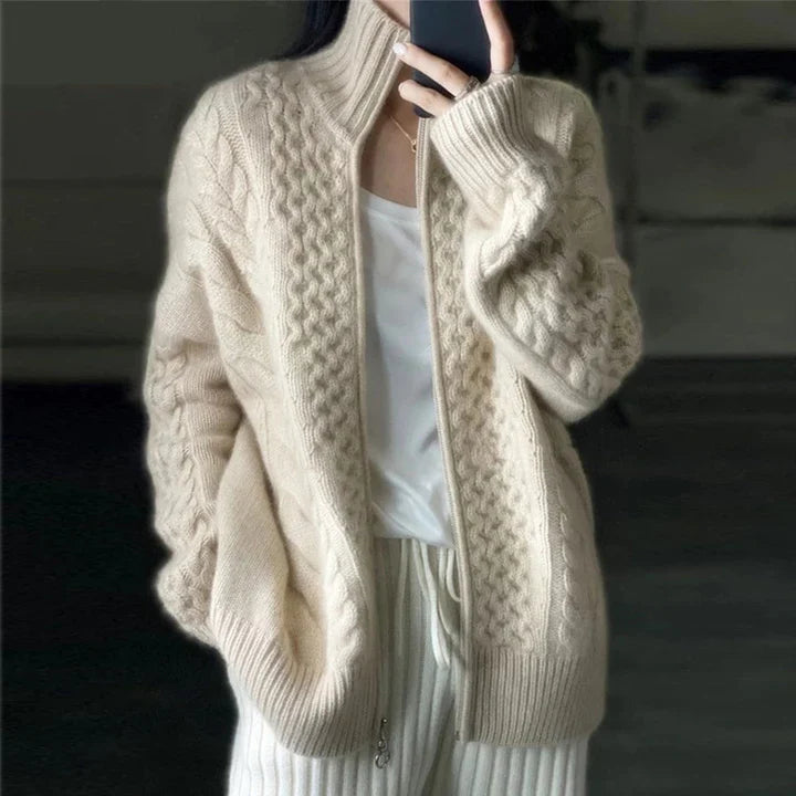 Neri | Gemütliche Kaschmir-Strickjacke