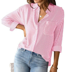 Jodie | Formelle gestreifte Bluse