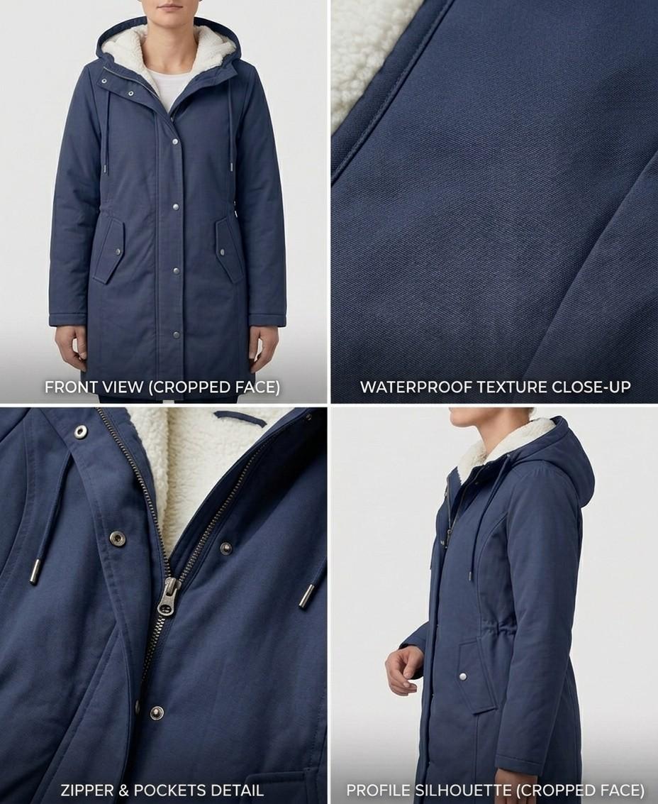 WINTERPARKA MET FLEECEVOERING VOOR VROUWEN