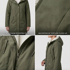WINTERPARKA MET FLEECEVOERING VOOR VROUWEN