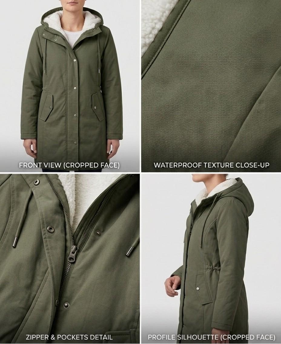 WINTERPARKA MET FLEECEVOERING VOOR VROUWEN