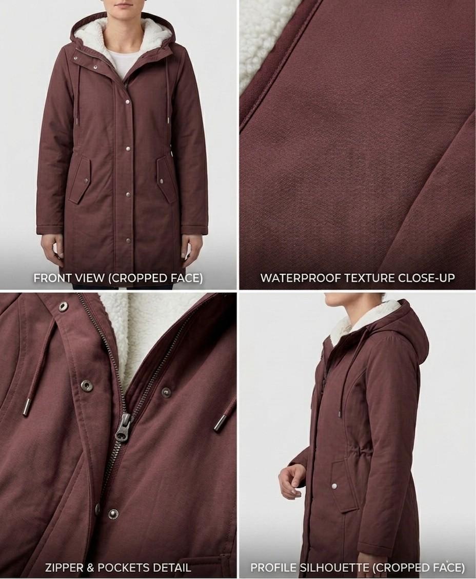 WINTERPARKA MET FLEECEVOERING VOOR VROUWEN