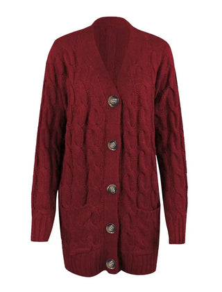Natalia | Strickjacke mit Knopfleiste