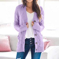 Natalia | Strickjacke mit Knopfleiste