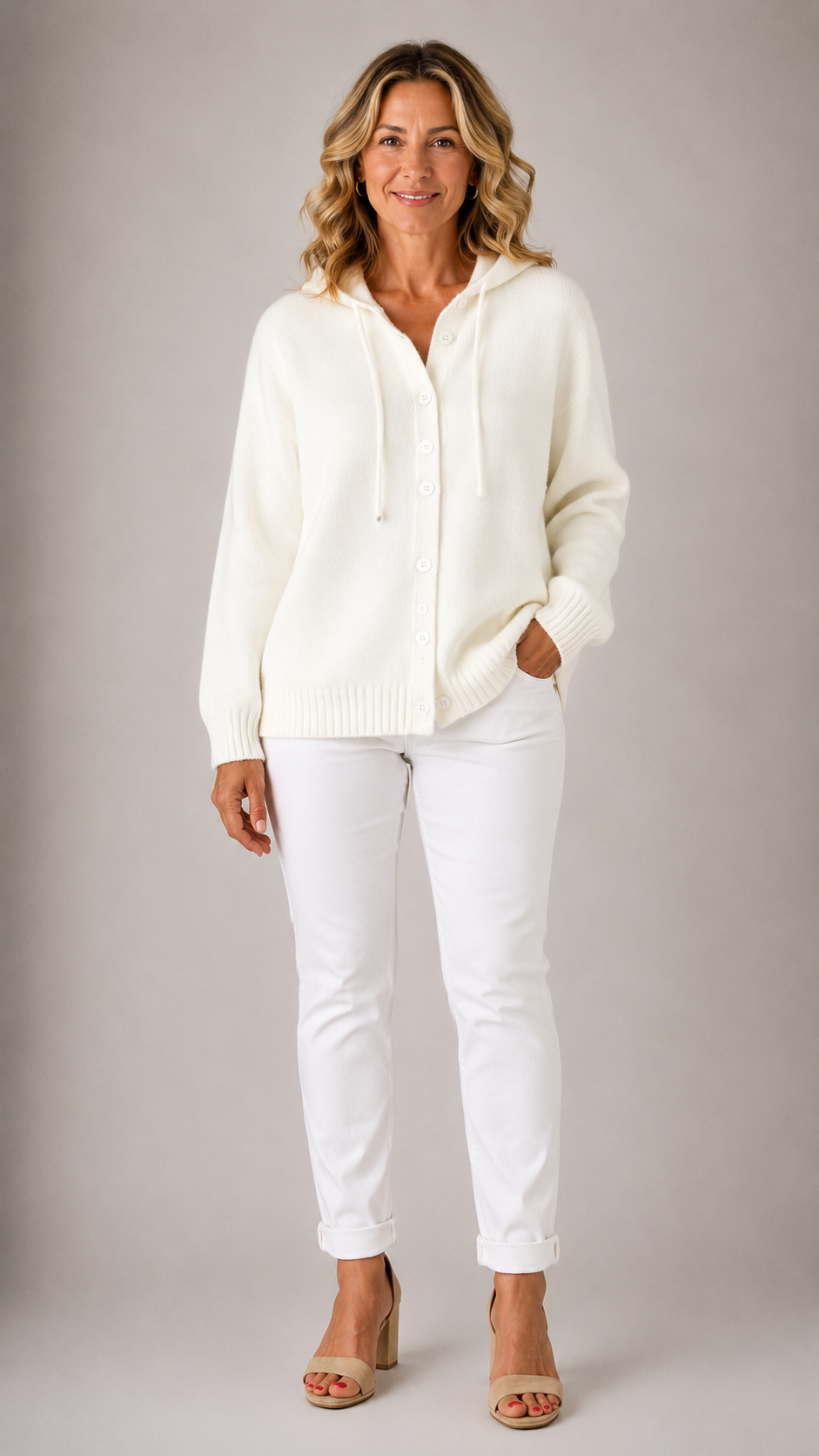 Xalviere | Bella Cozy Hooded Knit Cardigan Dames
