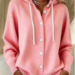 Xalviere | Bella Cozy Hooded Knit Cardigan Dames