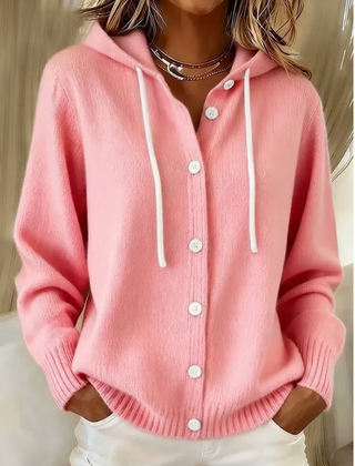 Xalviere | Bella Cozy Hooded Knit Cardigan Dames