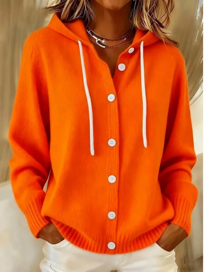 Xalviere | Bella Cozy Hooded Knit Cardigan Dames