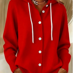 Xalviere | Bella Cozy Hooded Knit Cardigan Dames