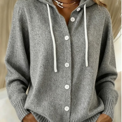 Xalviere | Bella Cozy Hooded Knit Cardigan Dames