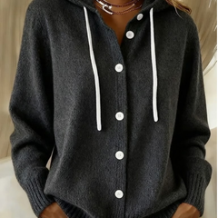 Xalviere | Bella Cozy Hooded Knit Cardigan Dames