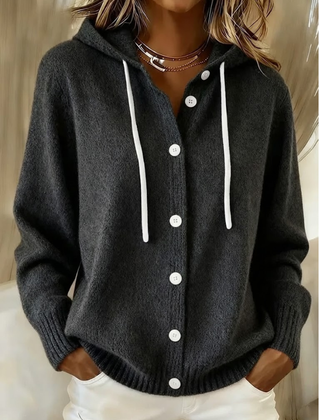 Xalviere | Bella Cozy Hooded Knit Cardigan Dames