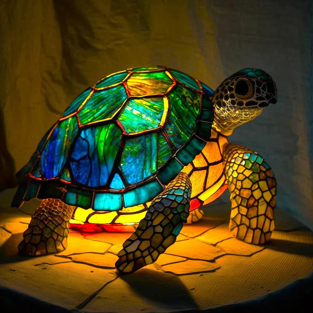 VitraFauna | Stained Glass Animal Table Lamp