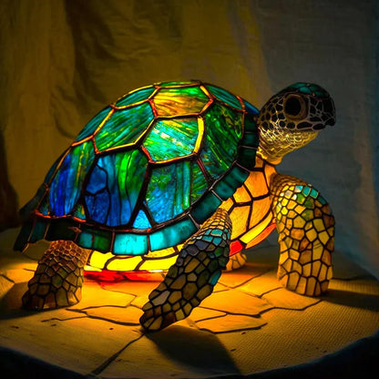 VitraFauna | Stained Glass Animal Table Lamp