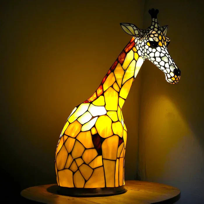 VitraFauna | Stained Glass Animal Table Lamp