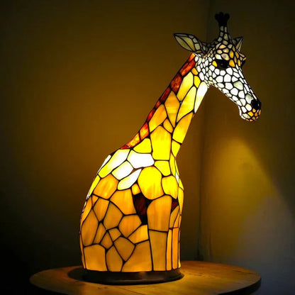 VitraFauna | Stained Glass Animal Table Lamp