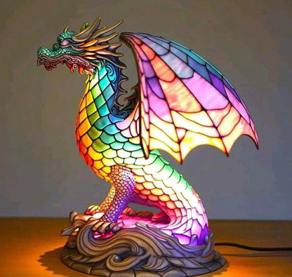 VitraFauna | Stained Glass Animal Table Lamp