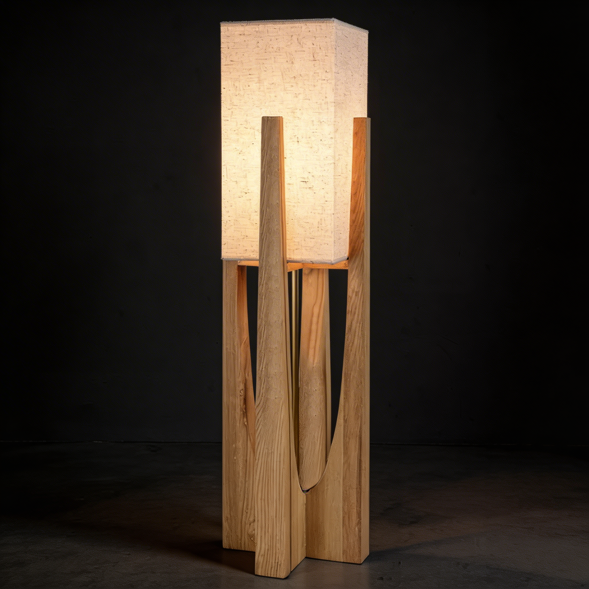 Lampe sur pied Wabi-Sabi – Design de style japonais