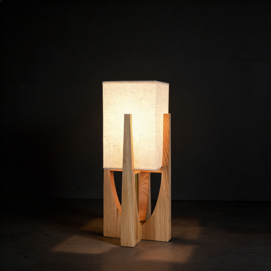 Lampe sur pied Wabi-Sabi – Design de style japonais